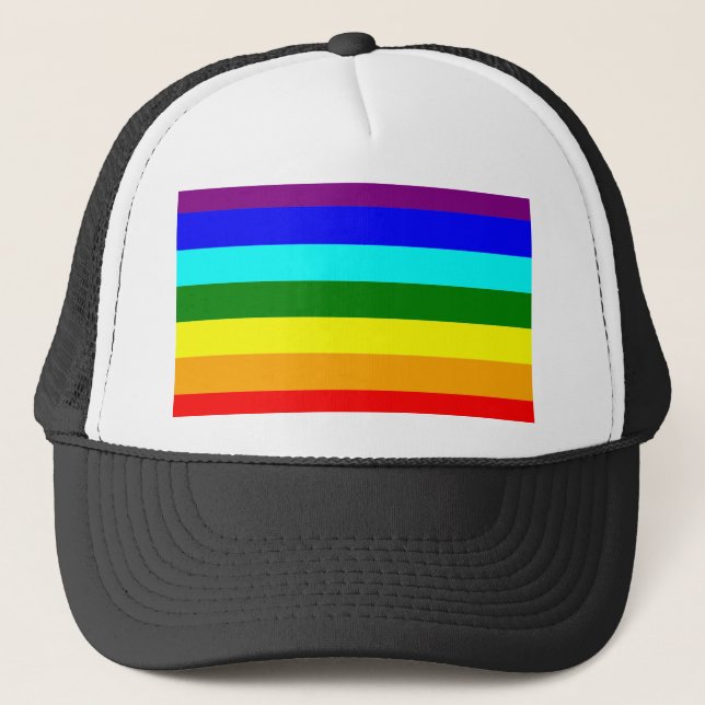 Rainbow Flag Trucker Hat (Front)