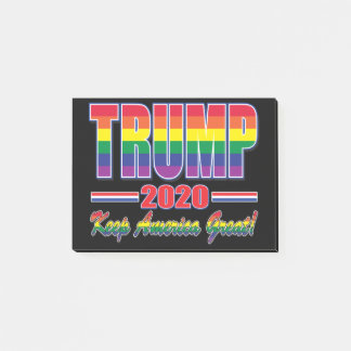 Rainbow-Flag-Trump-Keep-America-Great Post-it Notes