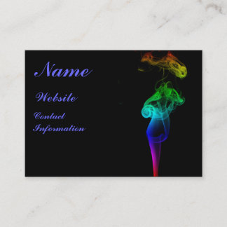Rainbow Flame Business Card