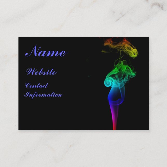 Rainbow Flame Business Card (Front)