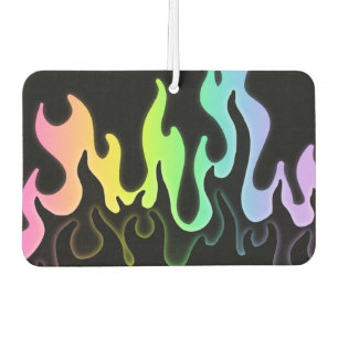 Rainbow Flames! Car Air Freshener