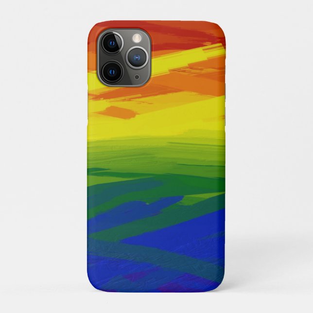 Rainbow Flames Gradient  Case-Mate iPhone Case (Back)