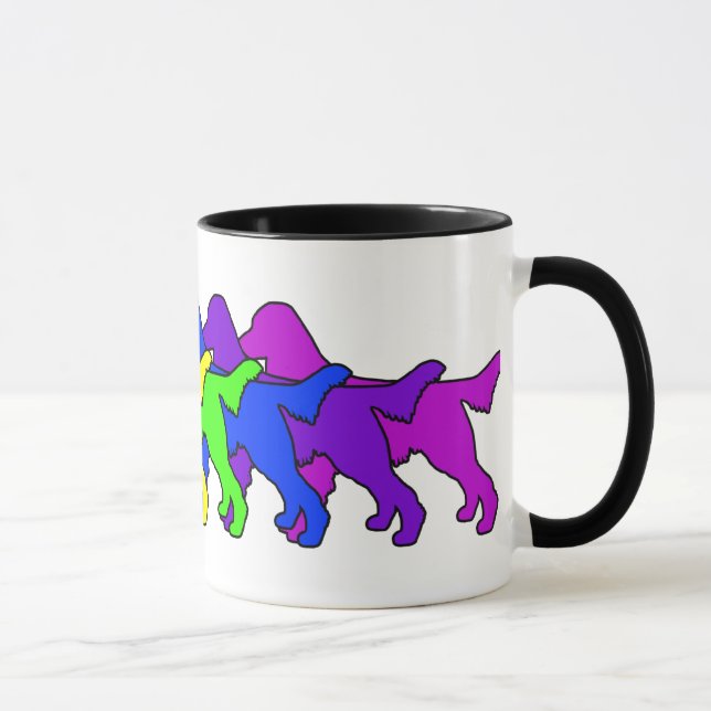 Rainbow Flatcoat Mug (Right)