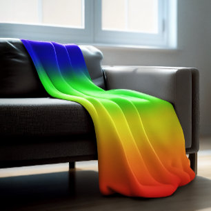 Rainbow Fleece Blanket
