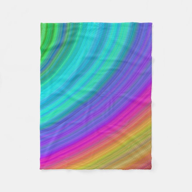 Rainbow Fleece Blanket (Front)