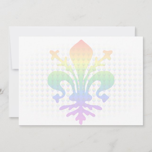 Rainbow Fleur-de-lis (Front)
