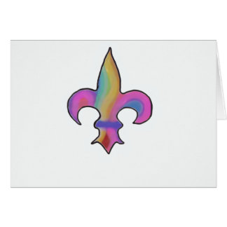 Rainbow Fleur De Lis