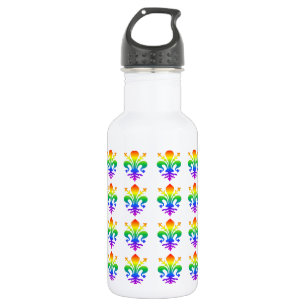 Rainbow Fleur-de-lis 532 Ml Water Bottle