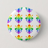 Rainbow Fleur-de-lis