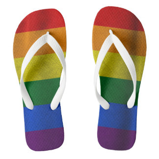 RAINBOW FLIP FLOPS