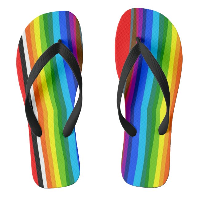 rainbow flip flops (Footbed)