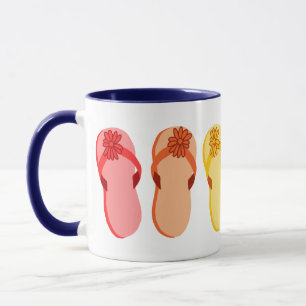 Rainbow Flip Flops Mug