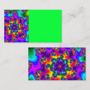 Rainbow Floral Sprinkles Business Card