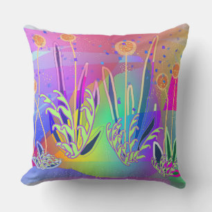 Rainbow Florals  Cushion