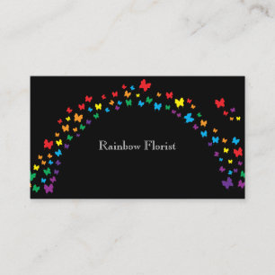 Rainbow Florist Business Card