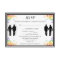 Rainbow Flourishes Gay Wedding RSVP Card