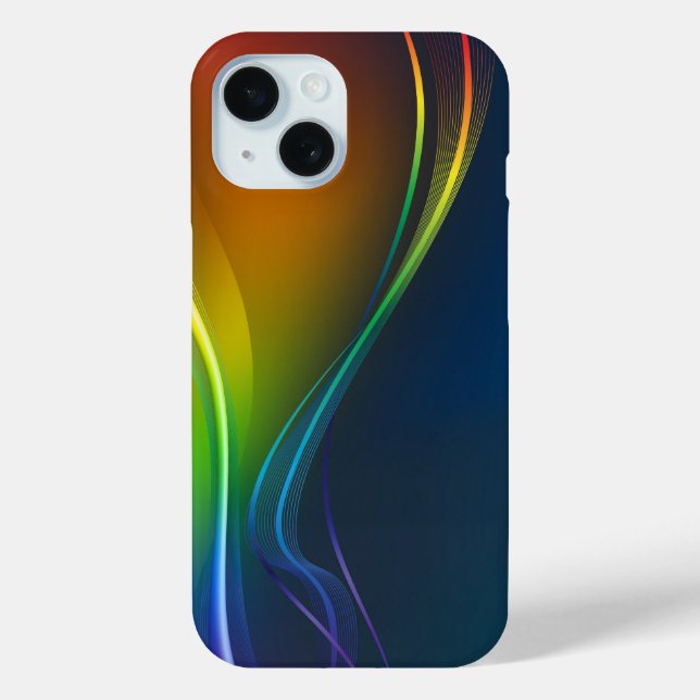 Rainbow Flow Abstract Case-Mate iPhone Case (Back)