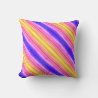 Rainbow Flow Striped  Cushion