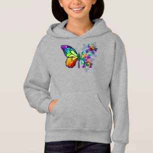 Rainbow flower butterfly