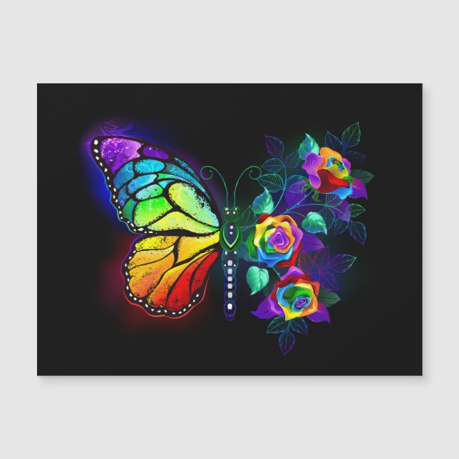 Rainbow flower butterfly (Front)