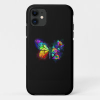 Rainbow flower butterfly