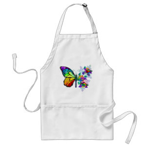 Rainbow flower butterfly standard apron