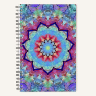Rainbow Flower Mandala Soft Cover Notebook