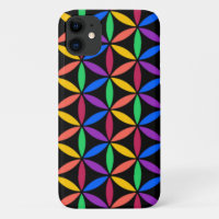 Rainbow Flower of Life Pattern