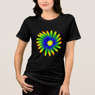 Rainbow Flower Power Tri-Blend Shirt