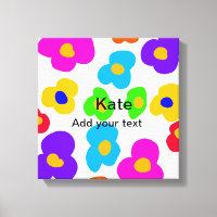 Rainbow flower pride love add name text lqbtq abst