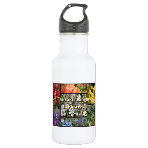 Rainbow Flowers - Earth Laughs by Emerson 532 Ml Water Bottle