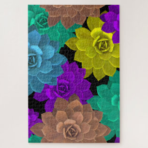rainbow flowers puzzle