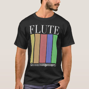 RAINBOW FLUTE MUSICAL INSTRUMENT Colour Beat Music T-Shirt