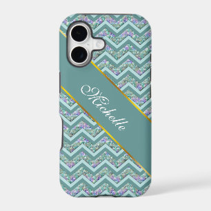 Rainbow Foil ZigZag Pattern