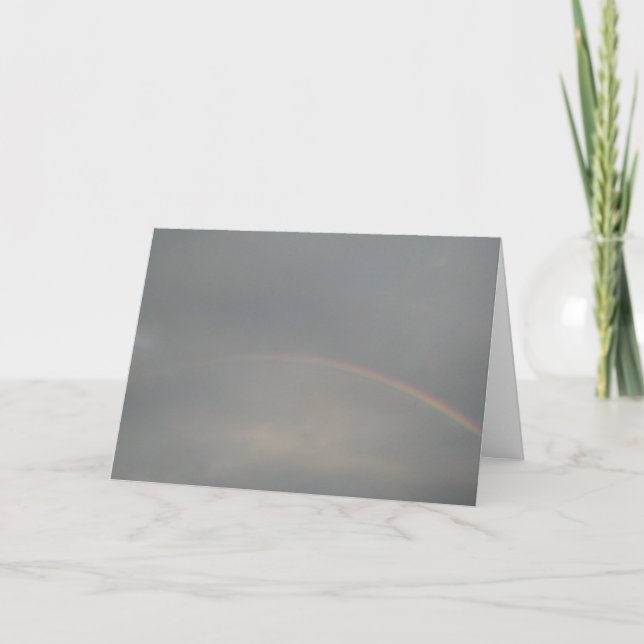 Rainbow Folded Note Card (Front)