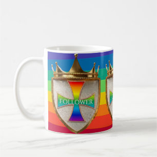 Rainbow Follower Crest Coffee Mug