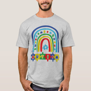 RAINBOW FOR AUTISM Brilliant and Autistic shirt. G T-Shirt