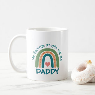 Rainbow For Dad From Children Coffee Mug