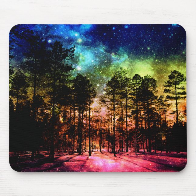 Rainbow Forest Mouse Mat (Front)