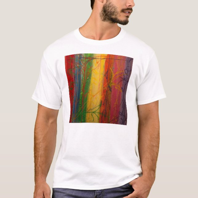 Rainbow Forrest by Bryce & Mary T-Shirt (Front)
