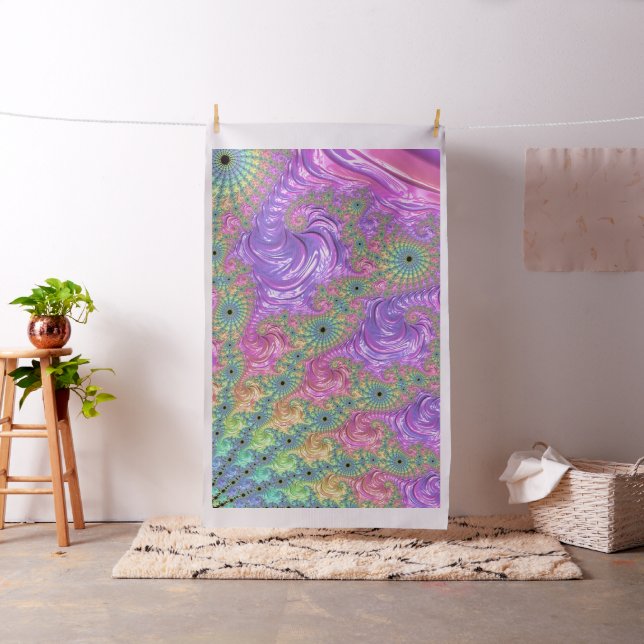 Rainbow Fractal Fabric (In Situ)