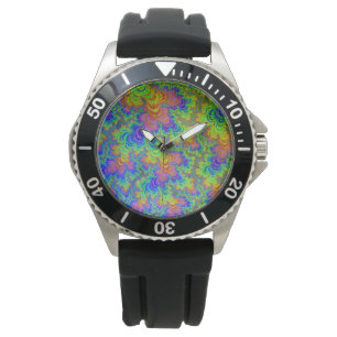 Rainbow Fractal Watch