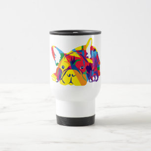 Rainbow French Bulldogge Travel Mug