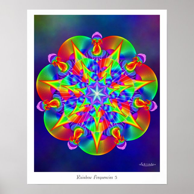Rainbow Frequencies 5 Poster (Front)