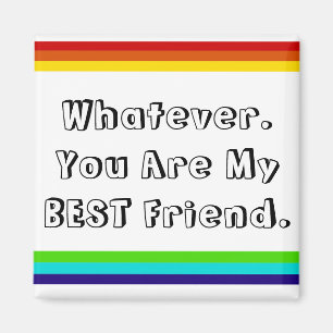 rainbow friendship magnet