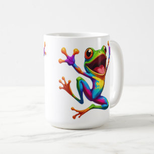 Rainbow Frog  Coffee Mug
