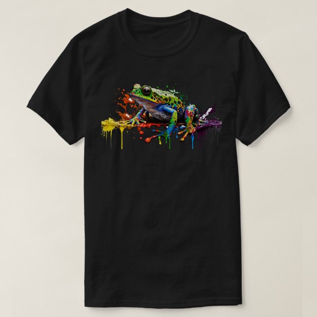 Rainbow Frog T-Shirt (Design Front)