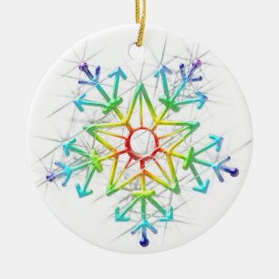 Rainbow Frost 1 Ornament