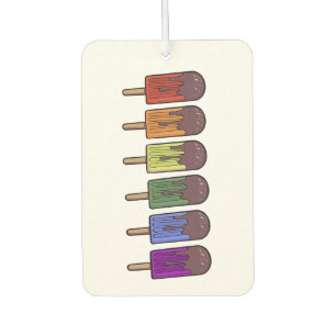 Rainbow Frozen pop Parade Car Air Freshener