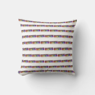 Rainbow Frozen pop Parade Cushion